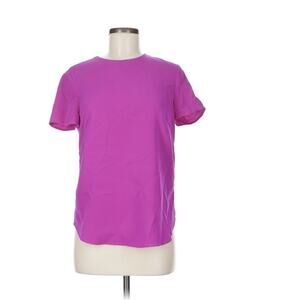 Ralph Lauren Black Label Fushia Pink Short Sleeve Silk T Shirt 6